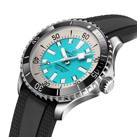 breitling superocean abyss turquoise